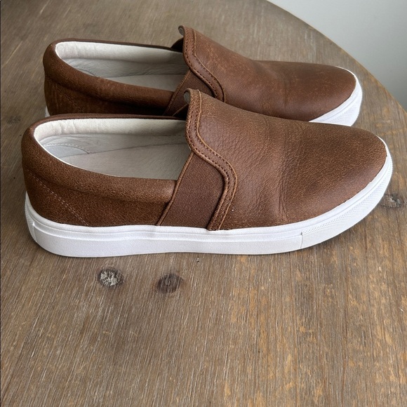 Roots Tan Leather Slip On Shoes Women’s Size 5.5 - Picture 5 of 16
